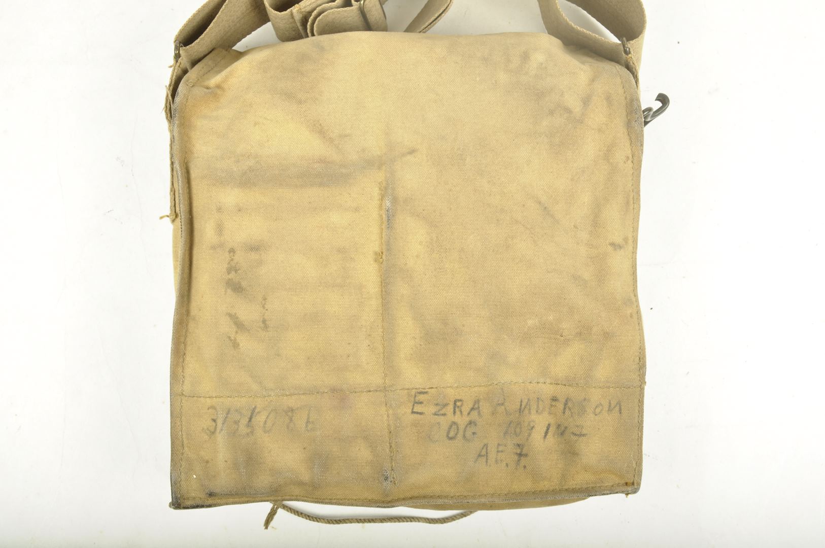 Masque à gaz US modèle 1917 / Nominatif AEF 109th infantry regiment 28th Infantry Division
