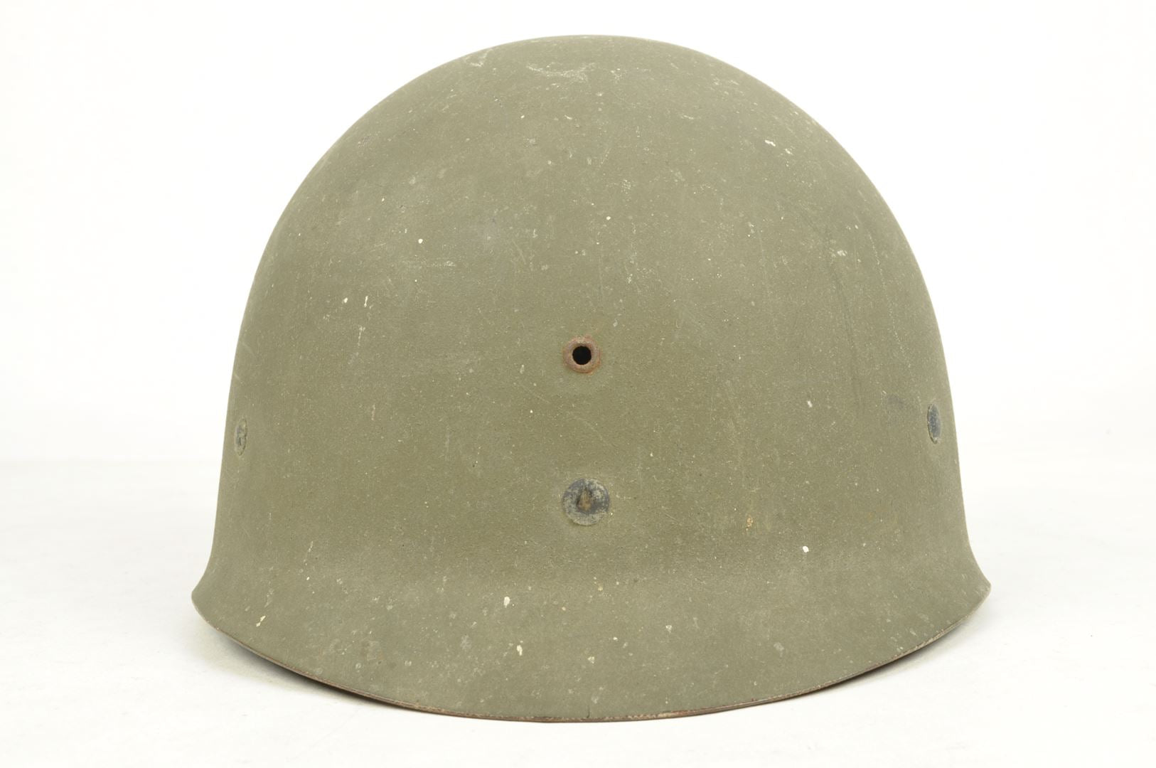 Casque US M avec grades de Capitaine et son sous casque IMP / PONTARLIER