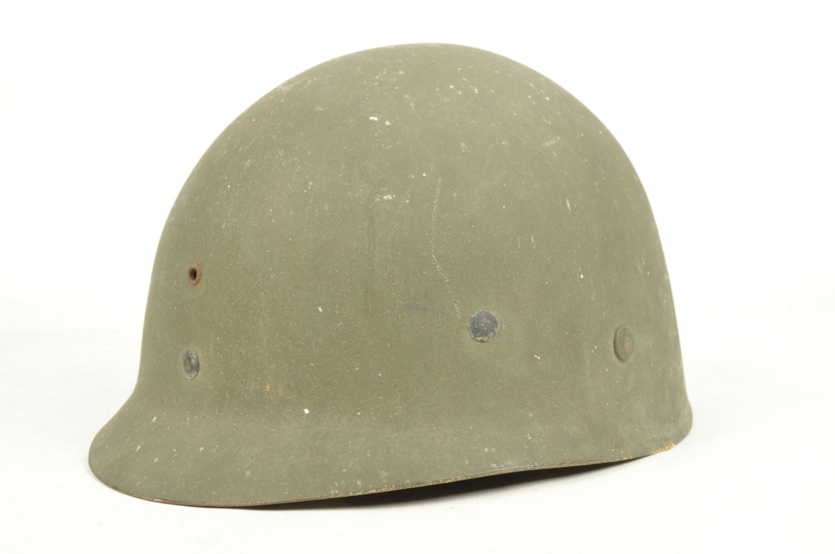 Casque US M avec grades de Capitaine et son sous casque IMP / PONTARLIER