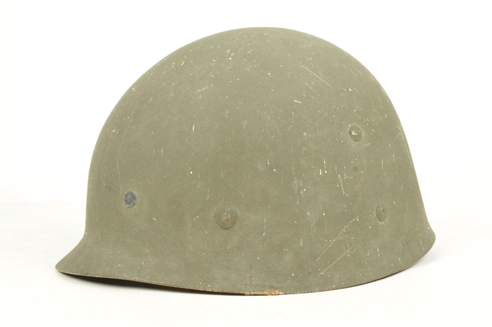 Casque US M avec grades de Capitaine et son sous casque IMP / PONTARLIER