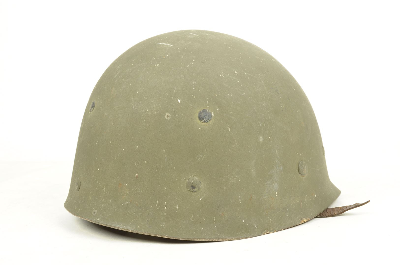 Casque US M avec grades de Capitaine et son sous casque IMP / PONTARLIER