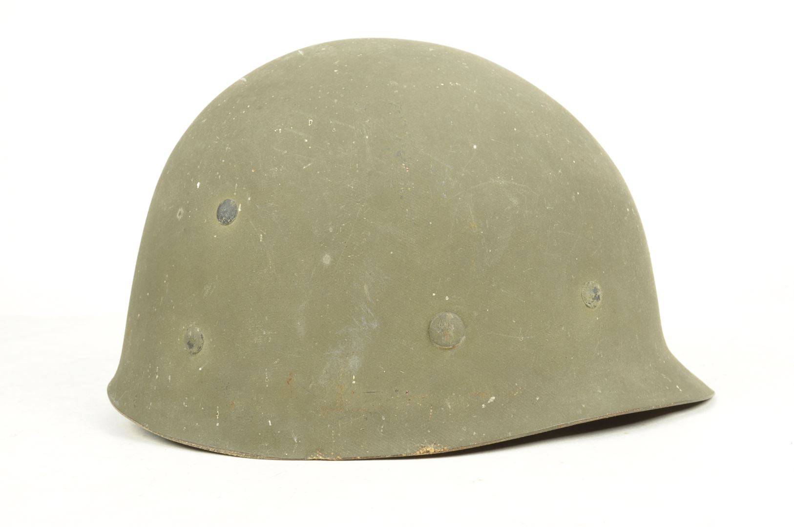 Casque US M avec grades de Capitaine et son sous casque IMP / PONTARLIER