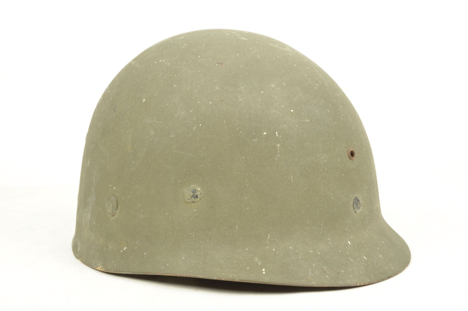 Casque US M avec grades de Capitaine et son sous casque IMP / PONTARLIER