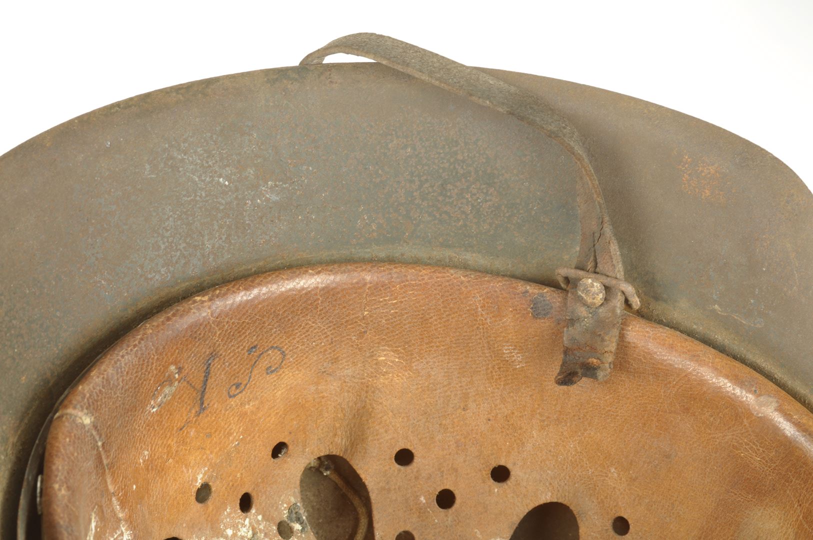 Casque Allemand modèle 42 WH / Saint Waast sur Auge