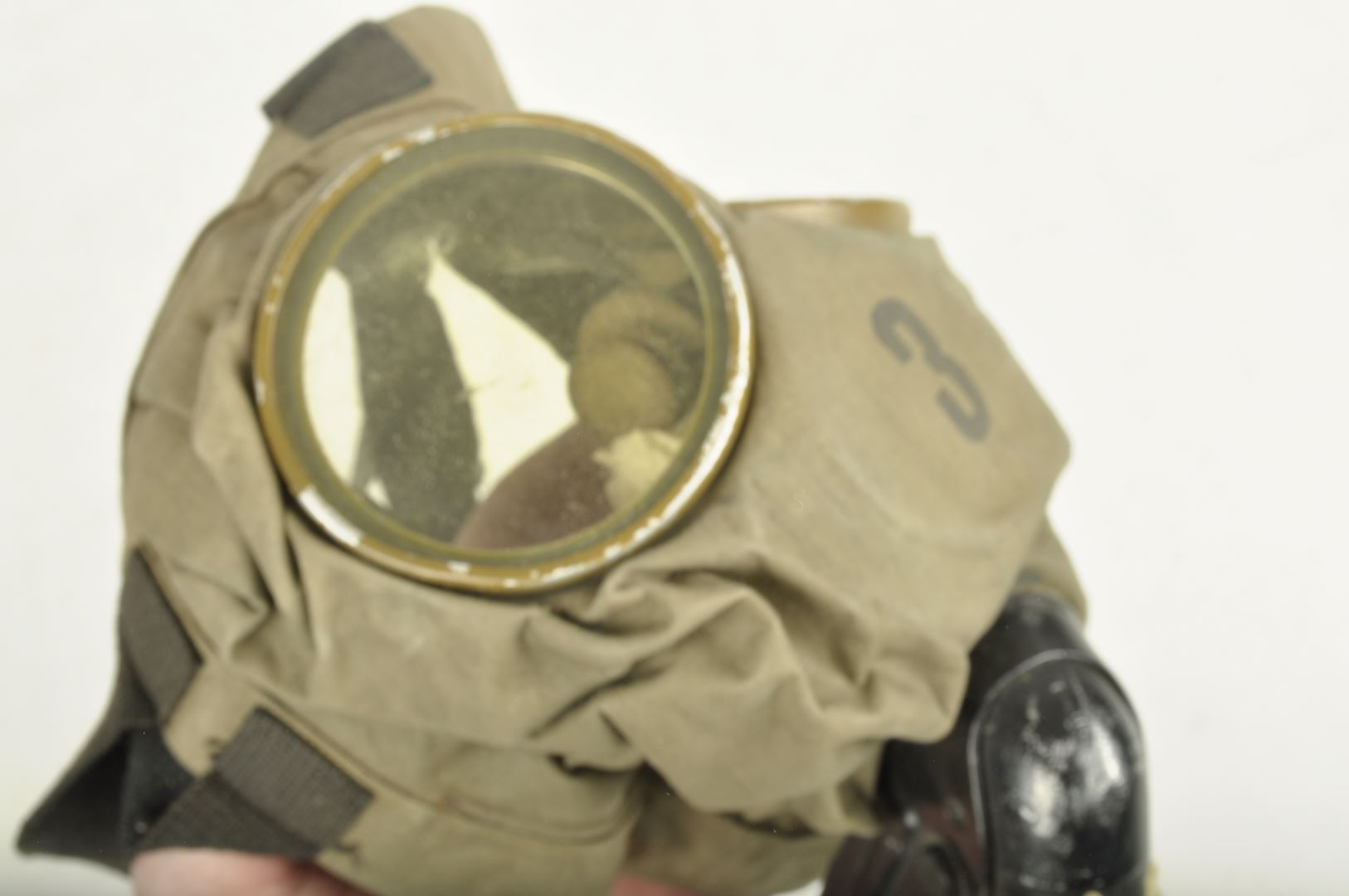 Masque à gaz US modèle 1917 / Nominatif AEF 109th infantry regiment 28th Infantry Division