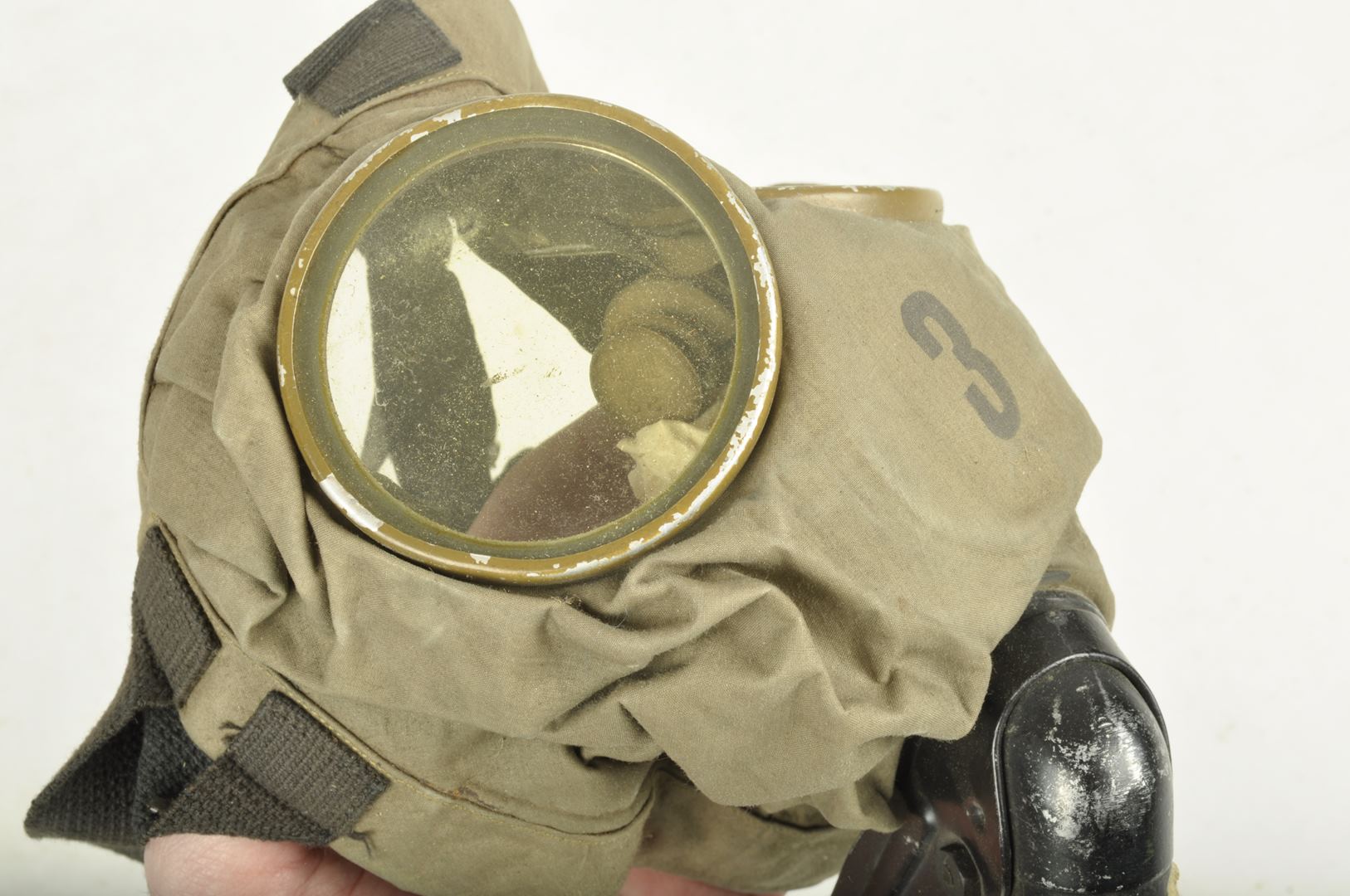 Masque à gaz US modèle 1917 / Nominatif AEF 109th infantry regiment 28th Infantry Division