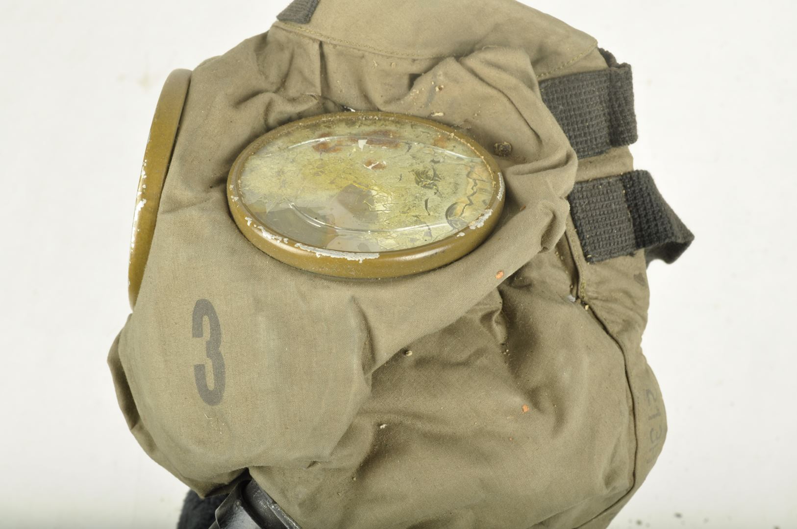 Masque à gaz US modèle 1917 / Nominatif AEF 109th infantry regiment 28th Infantry Division