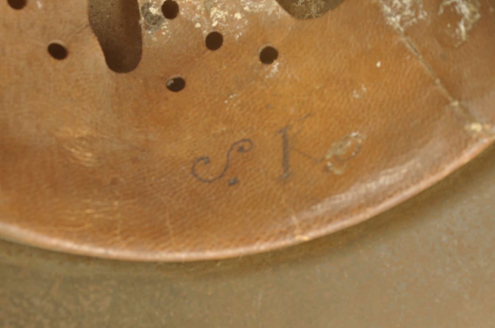 Casque Allemand modèle 42 WH / Saint Waast sur Auge