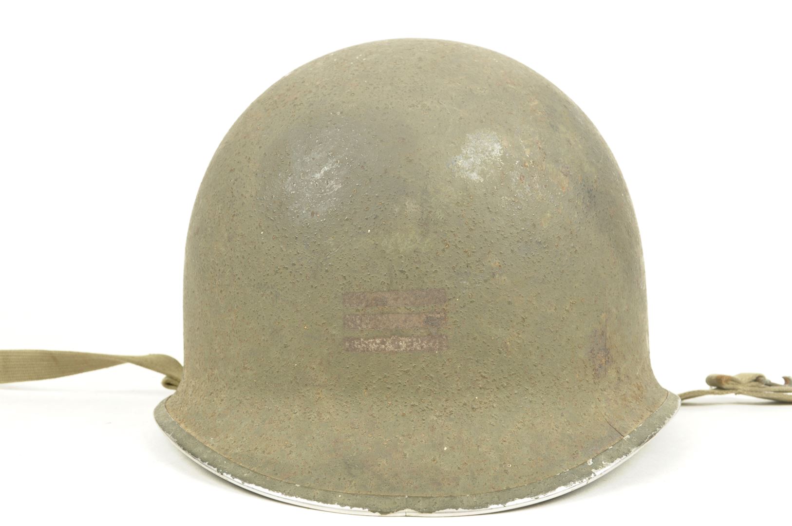 Casque US M avec grades de Capitaine et son sous casque IMP / PONTARLIER