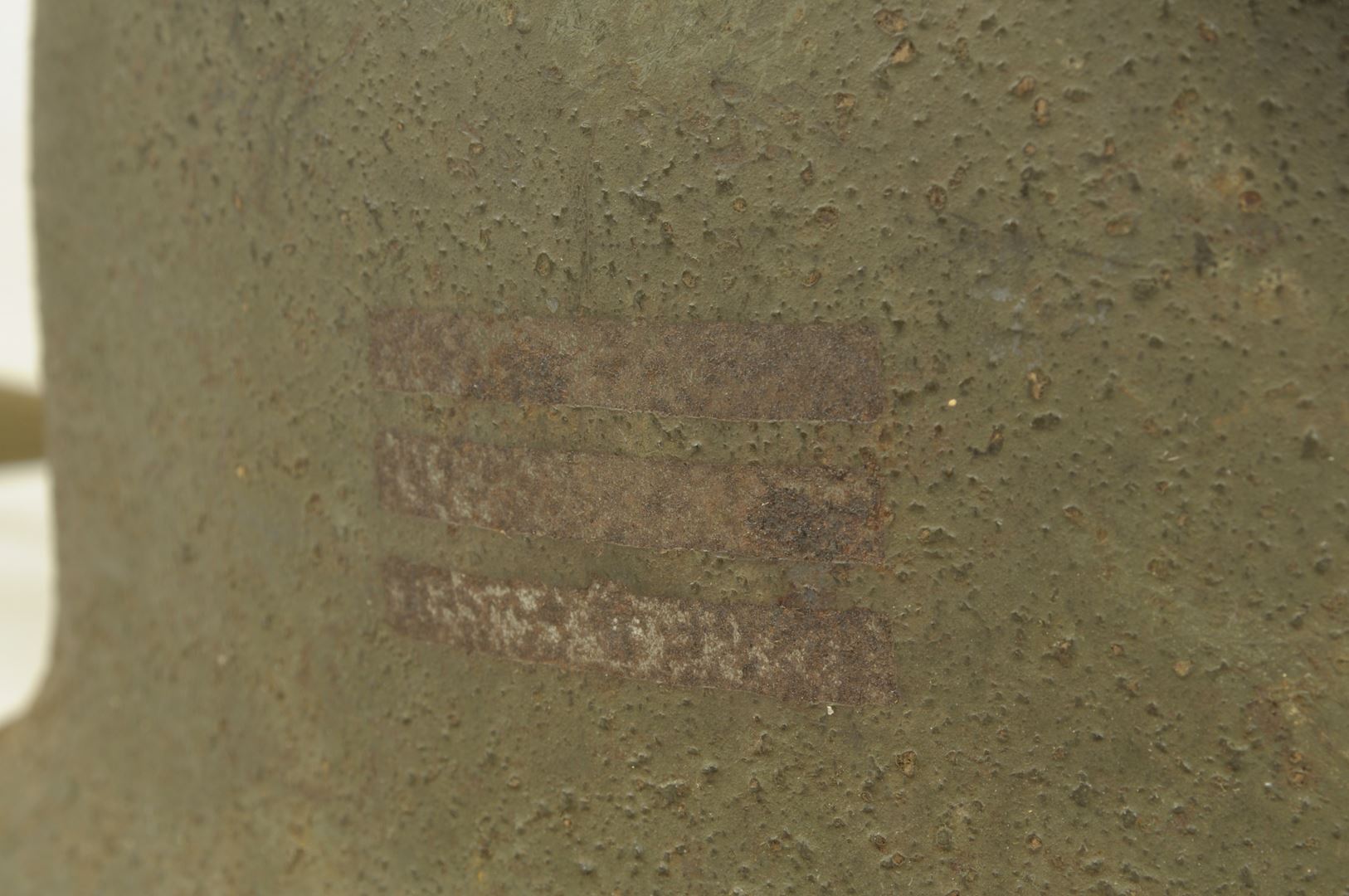 Casque US M avec grades de Capitaine et son sous casque IMP / PONTARLIER