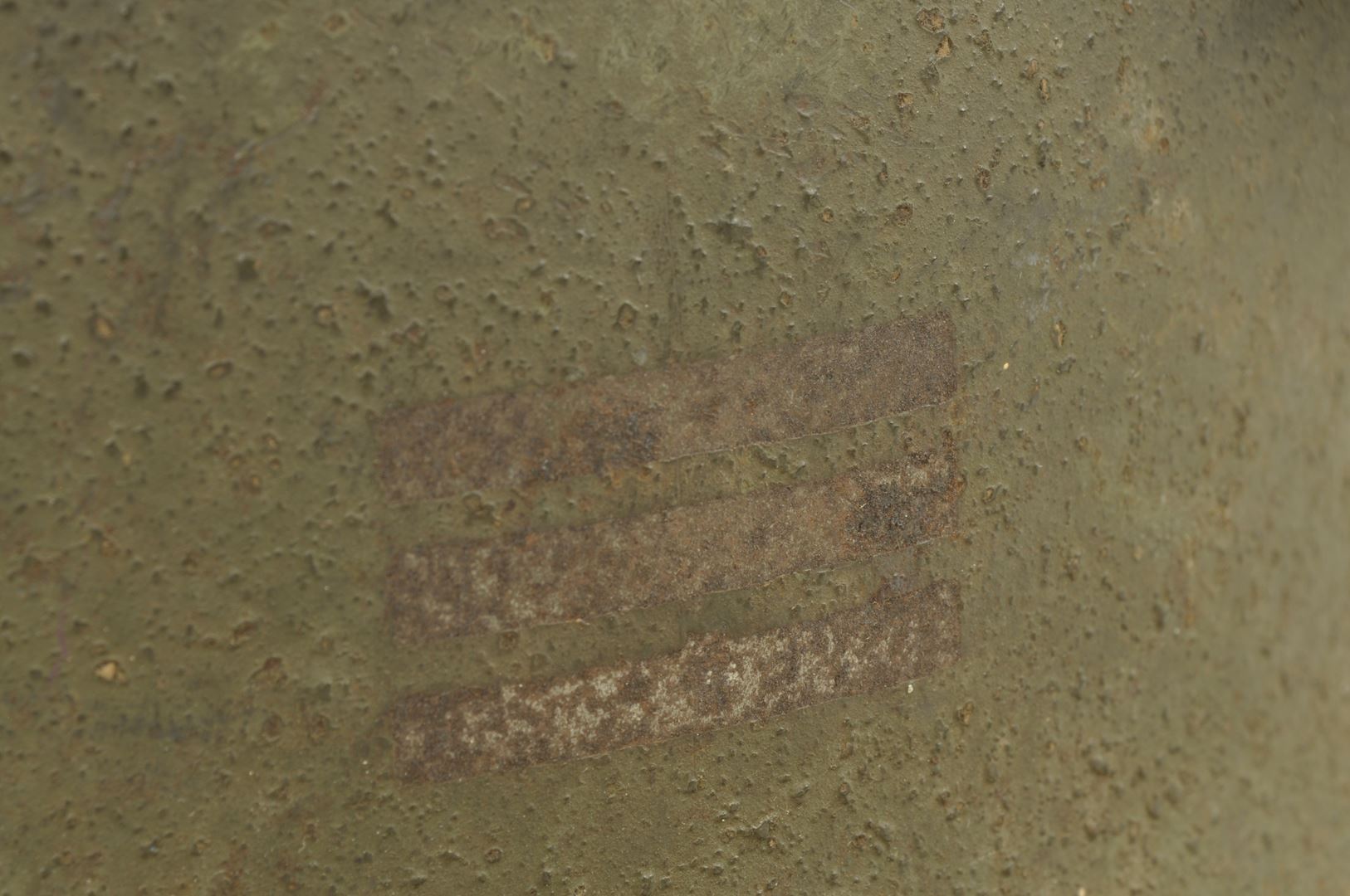 Casque US M avec grades de Capitaine et son sous casque IMP / PONTARLIER