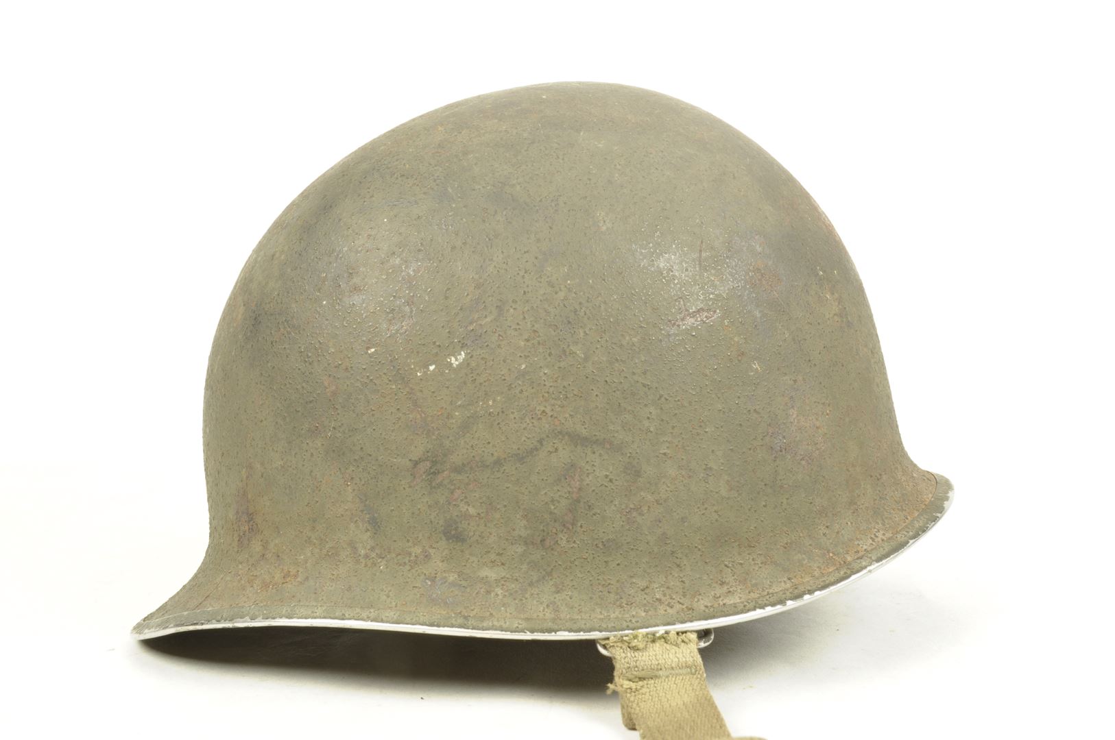 Casque US M avec grades de Capitaine et son sous casque IMP / PONTARLIER