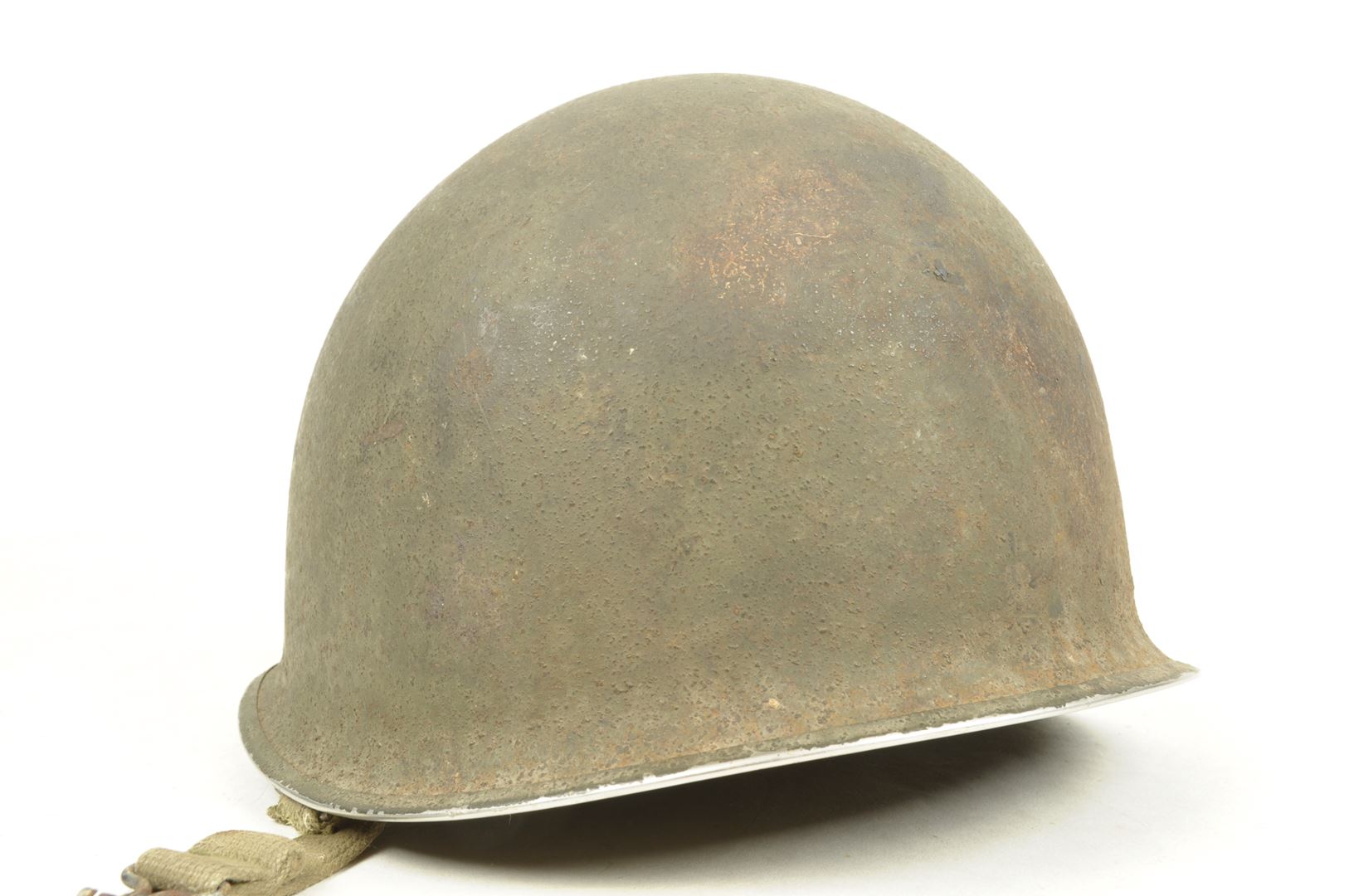 Casque US M avec grades de Capitaine et son sous casque IMP / PONTARLIER