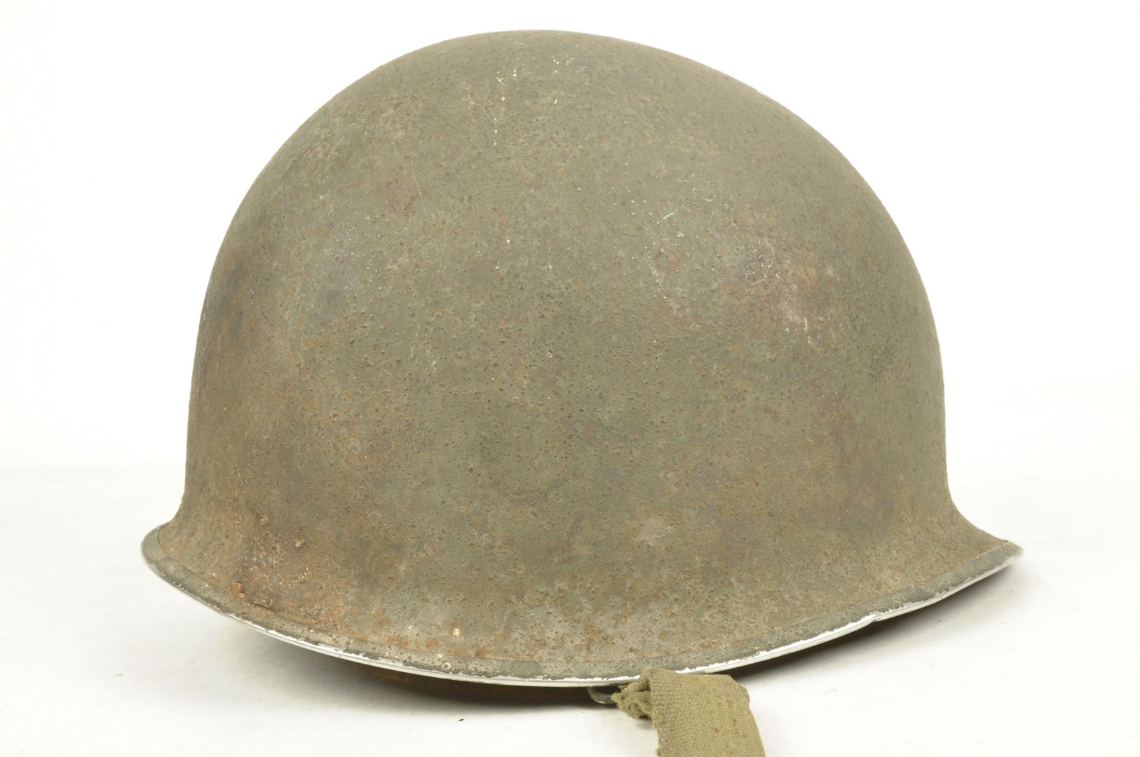 Casque US M avec grades de Capitaine et son sous casque IMP / PONTARLIER