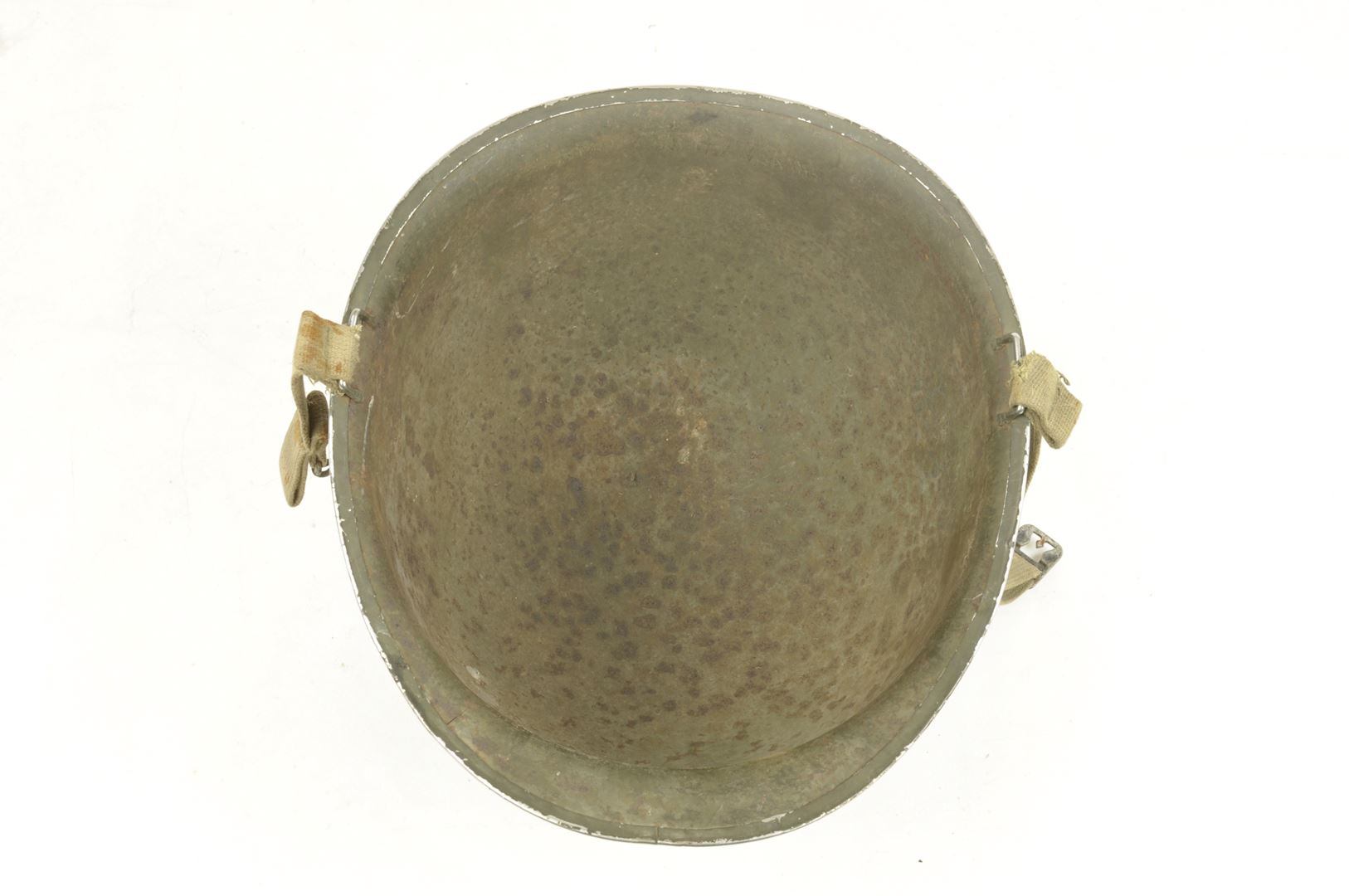 Casque US M avec grades de Capitaine et son sous casque IMP / PONTARLIER