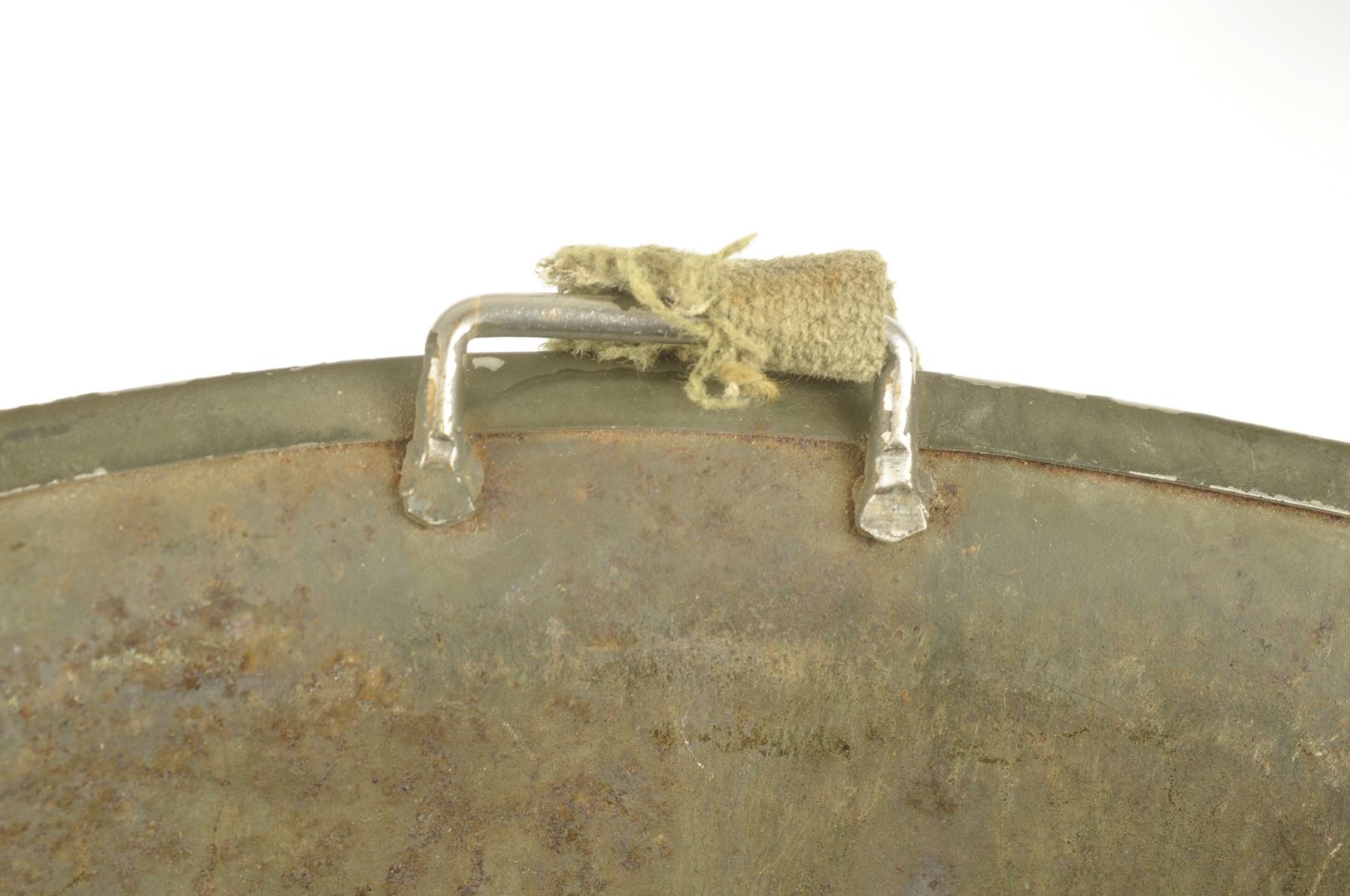 Casque US M avec grades de Capitaine et son sous casque IMP / PONTARLIER