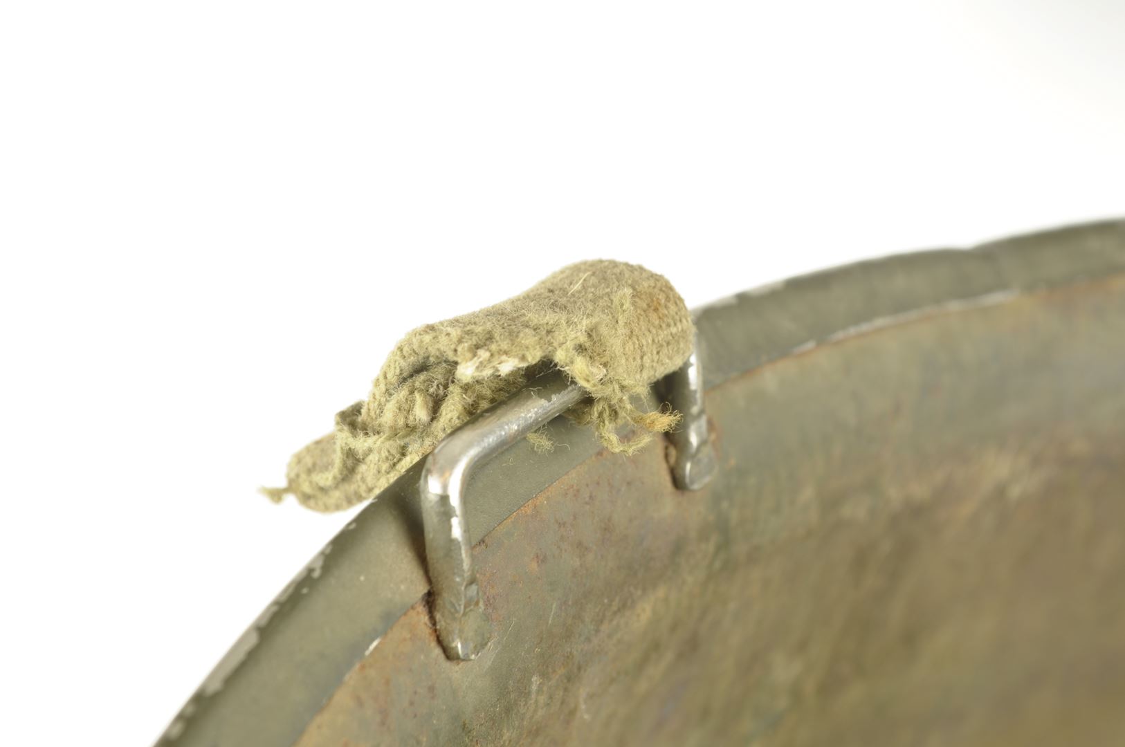 Casque US M avec grades de Capitaine et son sous casque IMP / PONTARLIER