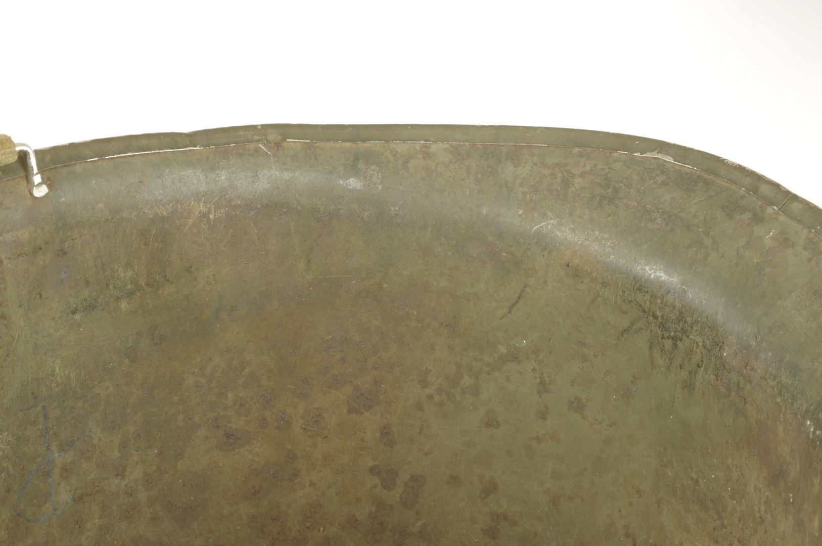 Casque US M avec grades de Capitaine et son sous casque IMP / PONTARLIER