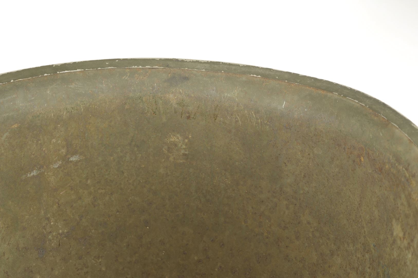 Casque US M avec grades de Capitaine et son sous casque IMP / PONTARLIER