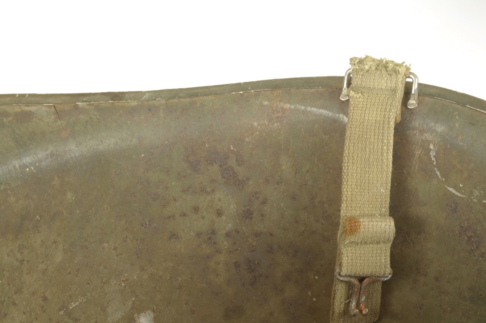 Casque US M avec grades de Capitaine et son sous casque IMP / PONTARLIER