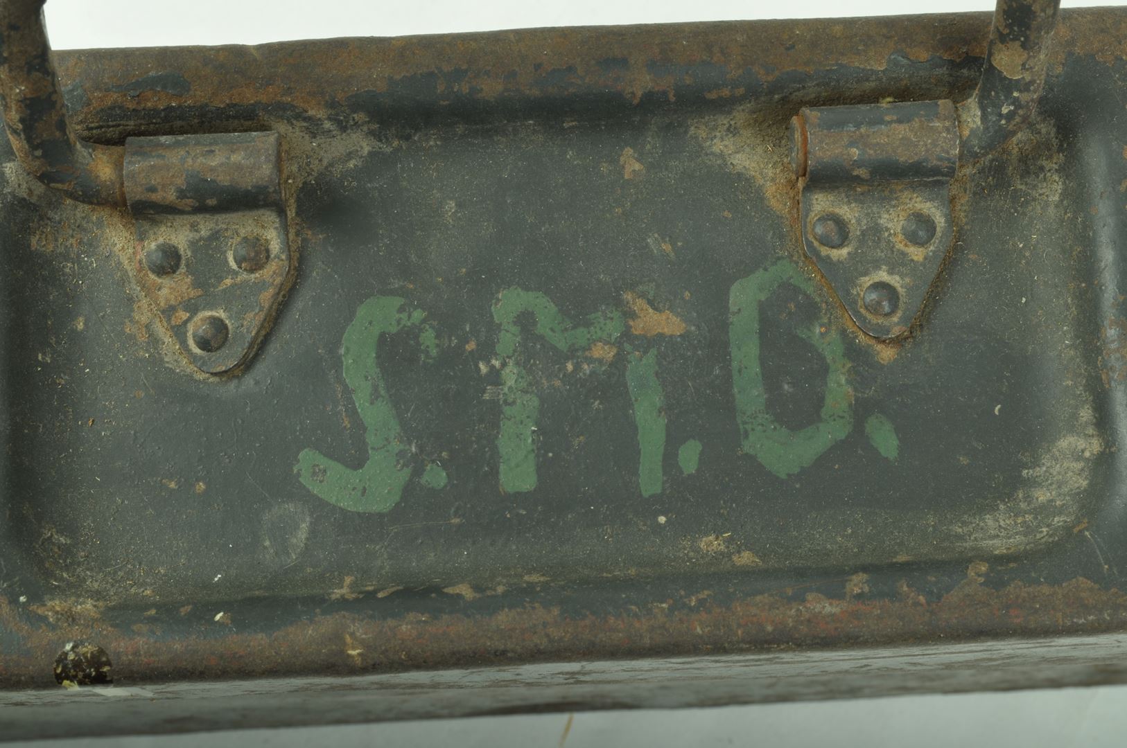 Caisse à munitions MG / marquages " SMG"