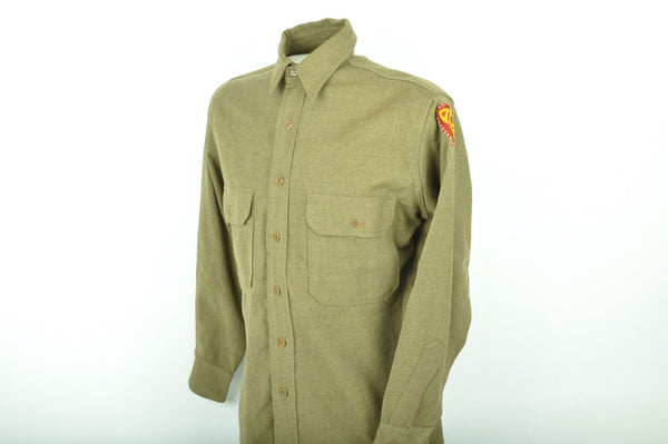 Chemise "moutarde" taille 15 - 33 / Anti-Aircraft Artillery Command Eastern