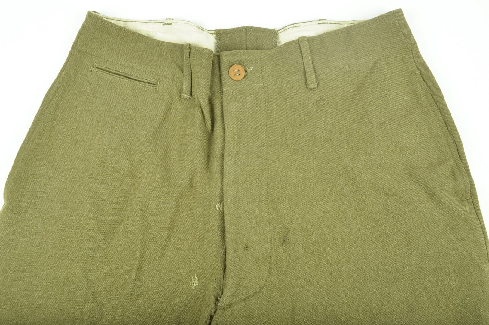 Pantalon moutarde matriculé