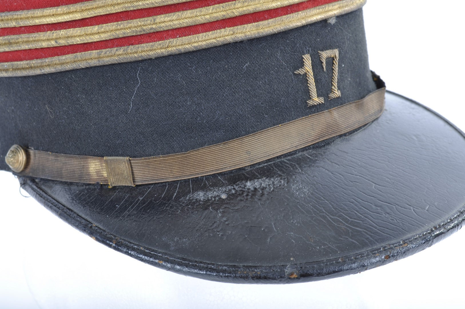 Képi d'un capitaine du 17° RI avec son couvre képi
