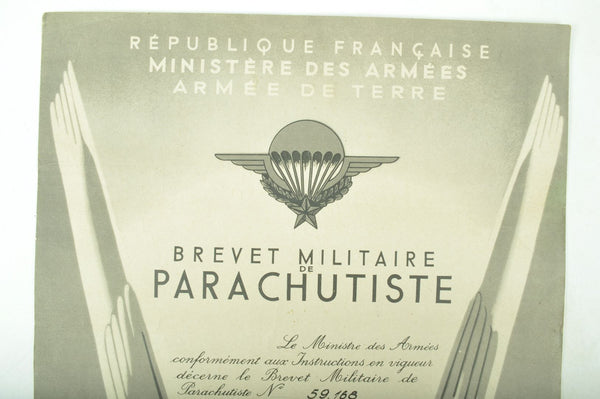 Brevet Parachutiste 1951