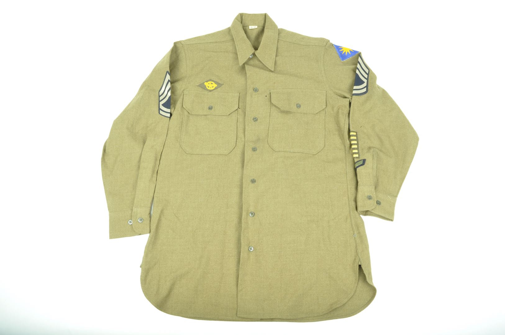 Chemise "moutarde" / 40th Infantry Division / Pacifique