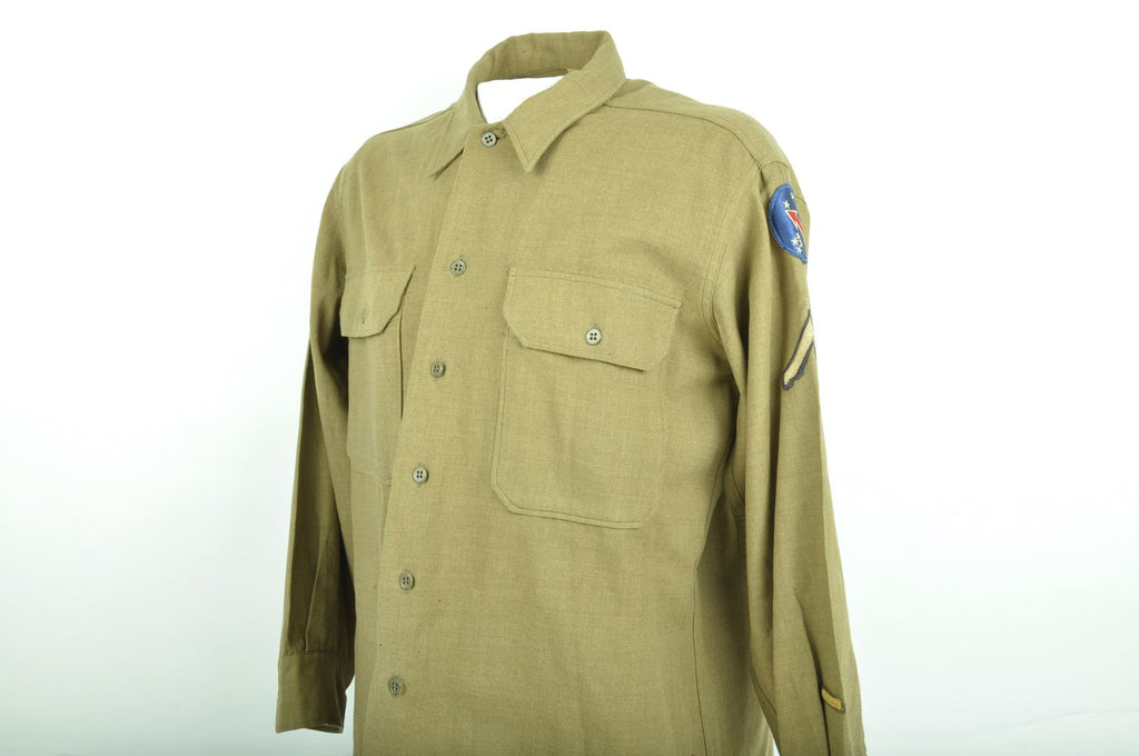 Chemise "moutarde" / US ARMY PACIFIC