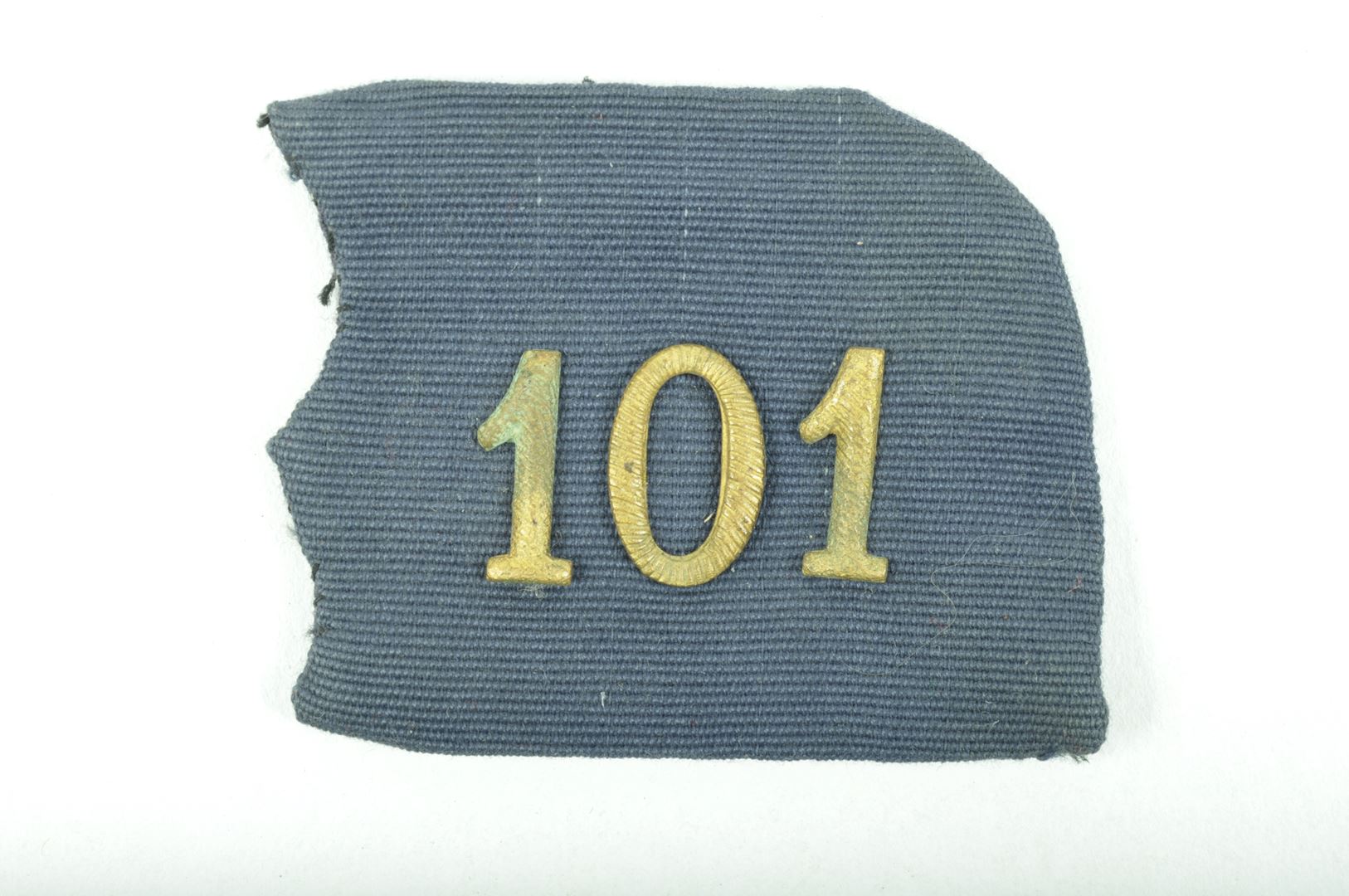 Paire de pattes de col pour Vareuse modèle 13 / 101ième Régiment d'Infanterie