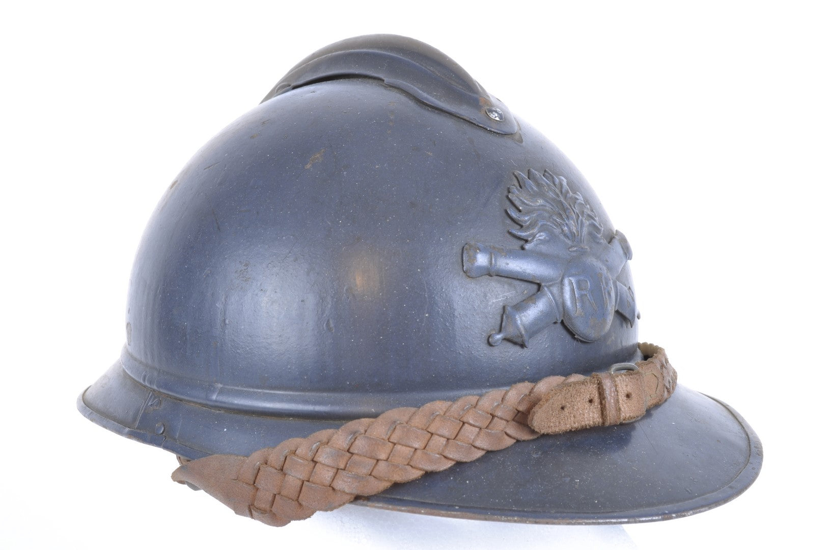 Beau casque Adrian d'officier d' Artillerie modèle 1915