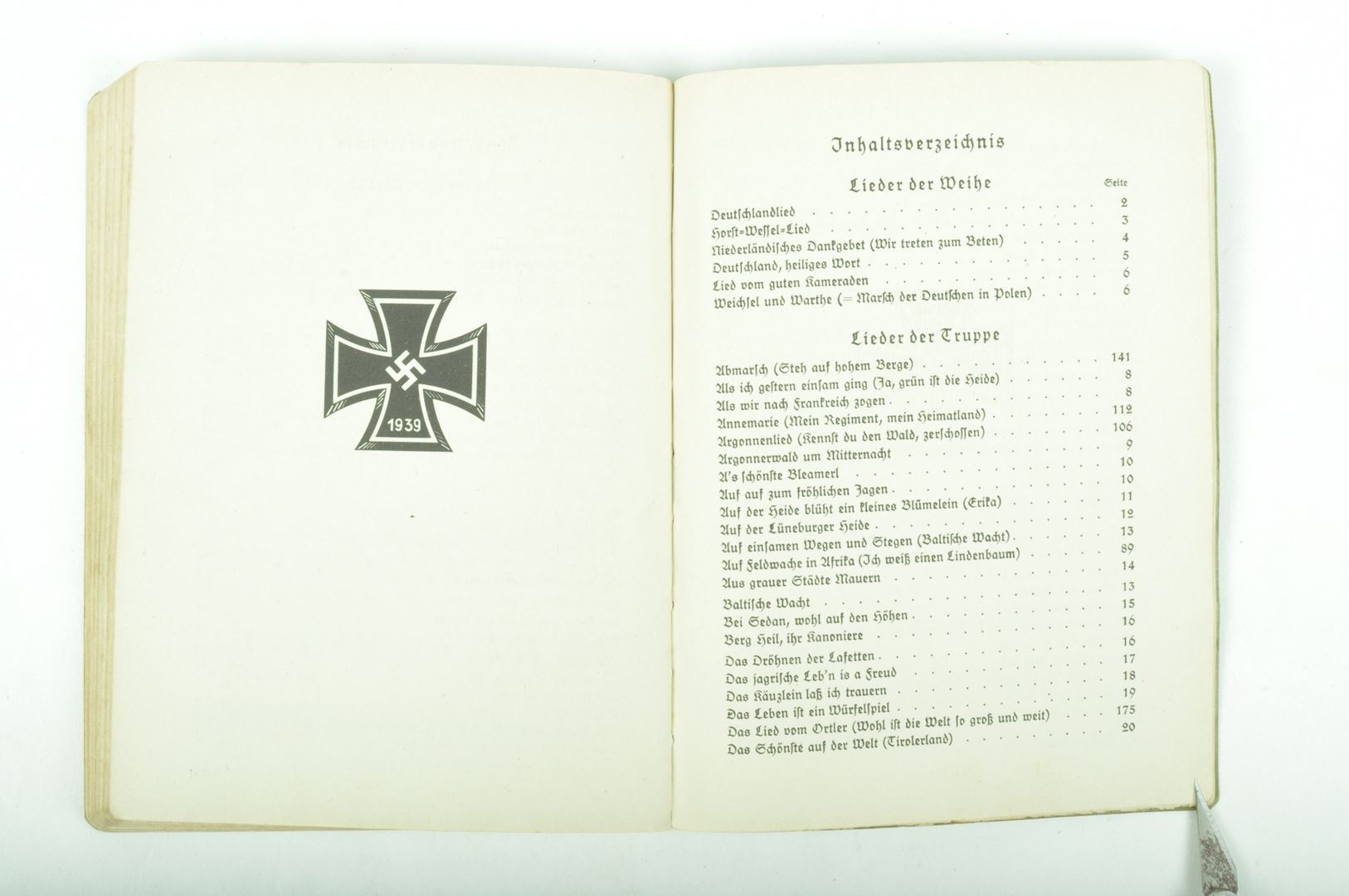 Livret de Chants Wehrmacht / VII Korps
