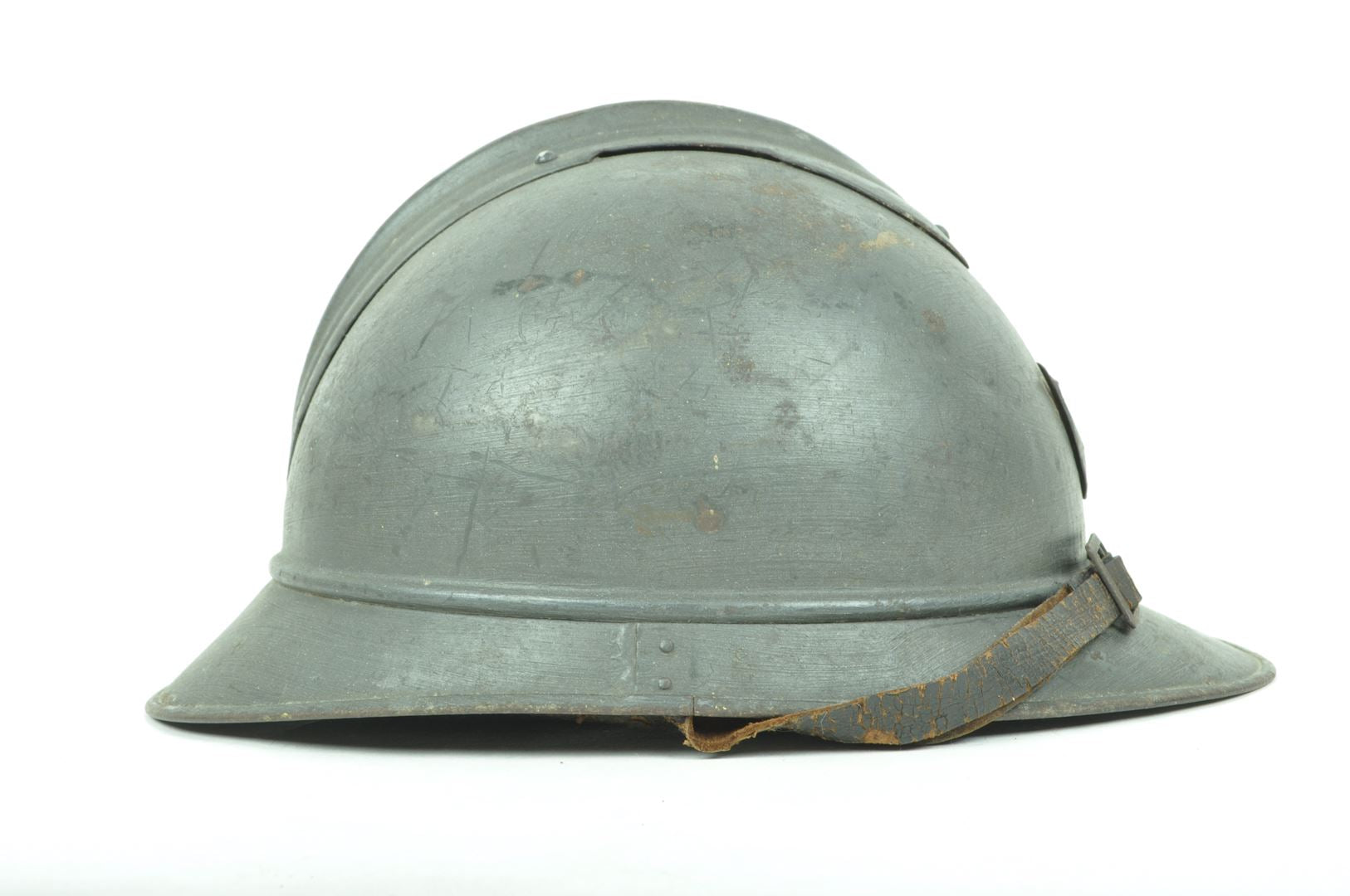 Casque Adrian de Chasseurs mod le 1915 Nominatif Major Military