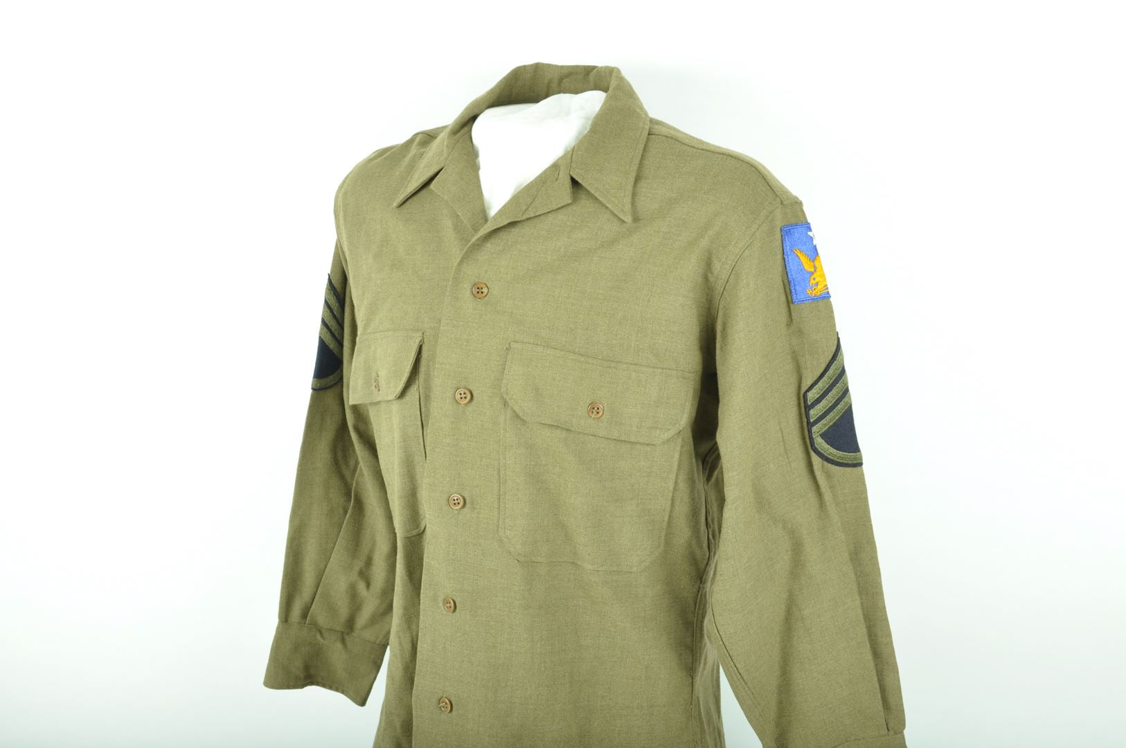 Chemise "moutarde" / Patch 2nd Army Air Force