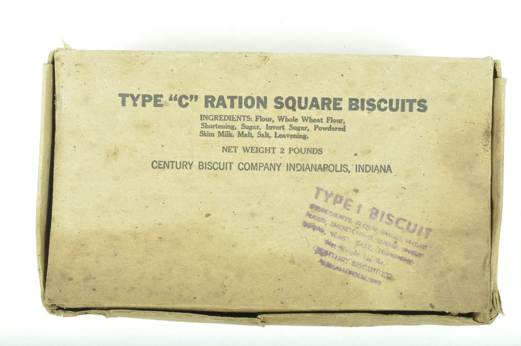 Boite / Carton Type "C" Ration Square Biscuits