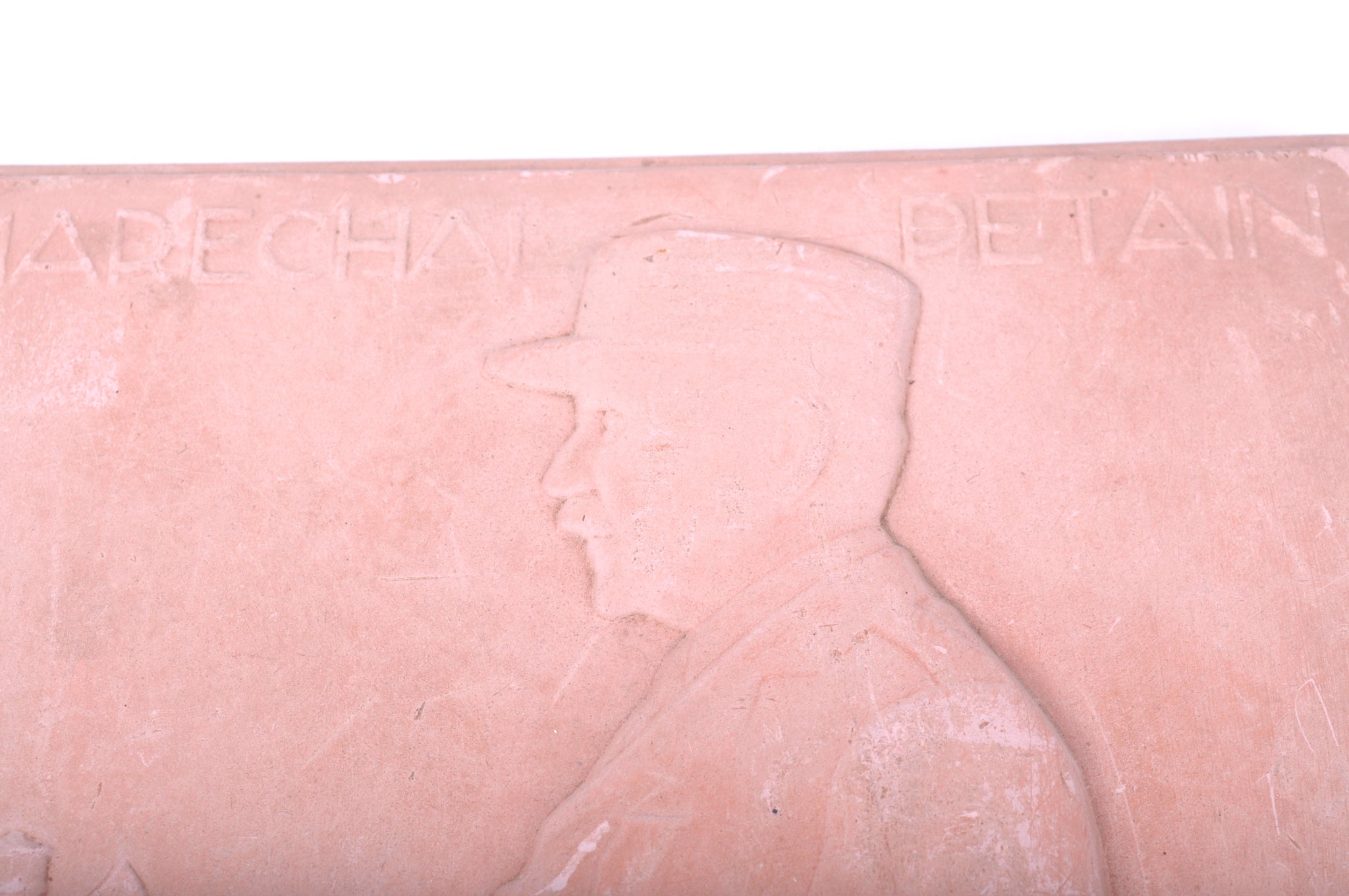Plaque en plâtre Maréchal Pétain
